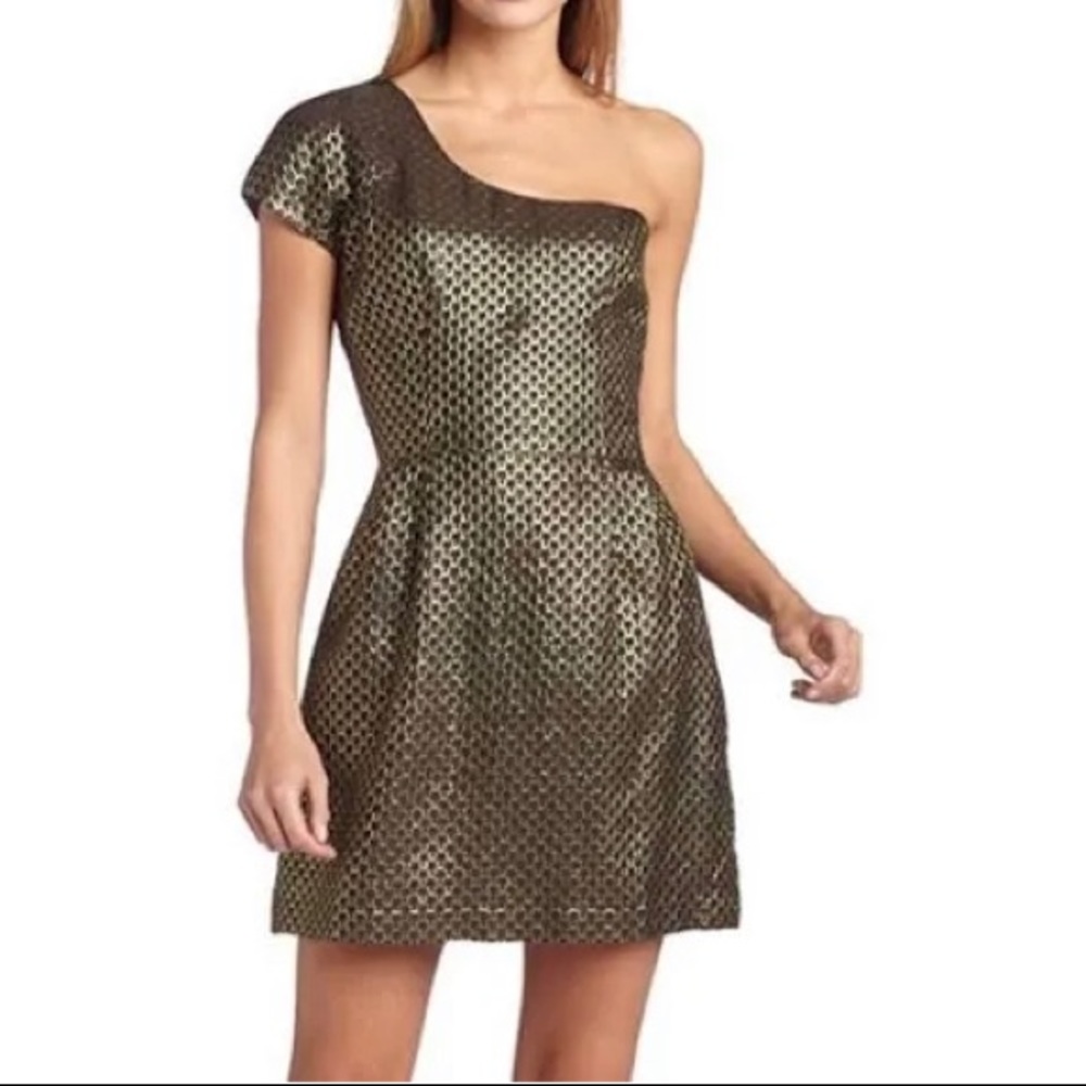 French Connection one-shoulder cocktail dress